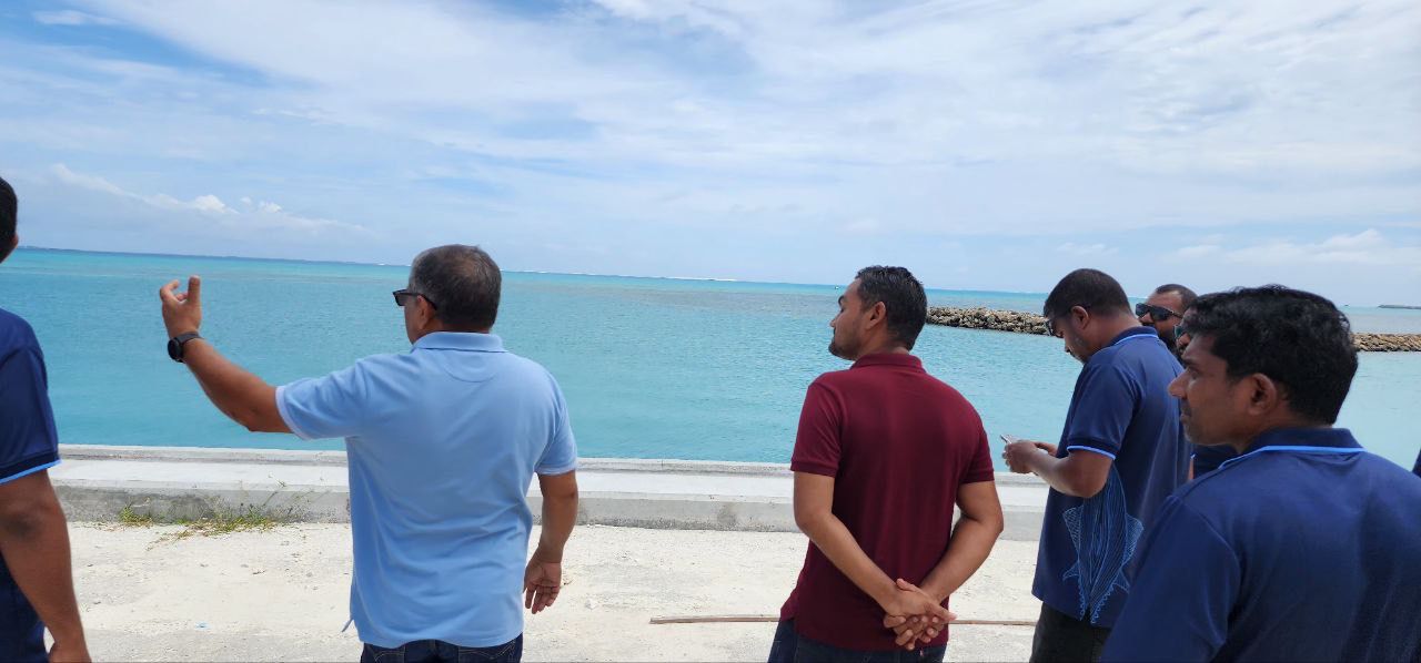 ހުޅުމީދޫގައި ގާއިމްކޮށްފައިވާ ފިޝަރީޒް ކޮމްޕްލެކްސް ބަނދަރުގެ ބޮޑު ބައި ނިމިއްޖެ