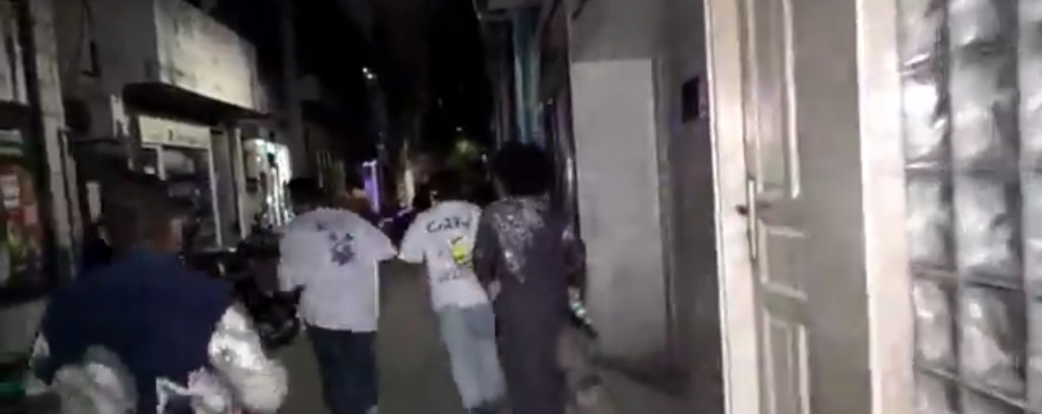 ޒުވާނުންގެ މުޒާހަރާ ރޫޅާލައި ދެ މީހަކު ހައްޔަރަށް