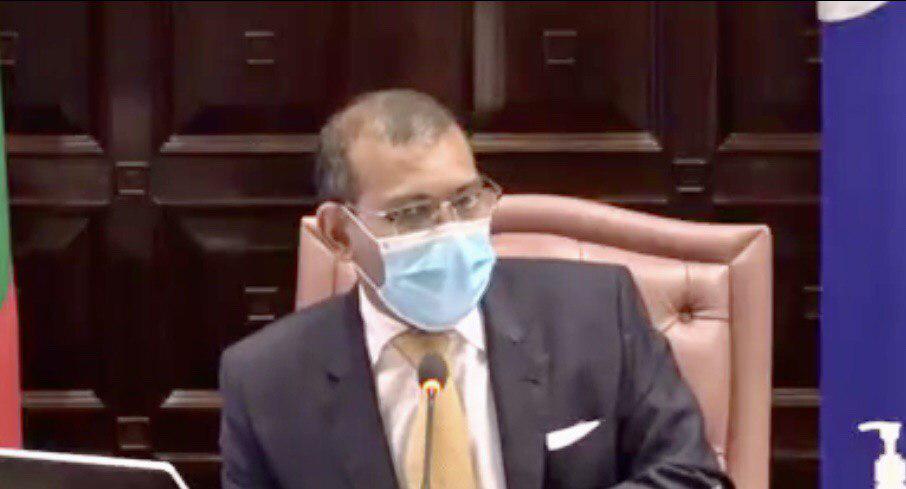 އެޗްޕީއޭގެ އިރުޝާދާ އެއްގޮތަށް ގައިދުރުކޮށް މާސްކު އަޅައިގެން މަޖިލީހުގެ މިއަދުގެ ޖަލްސާ ފަށައިފި