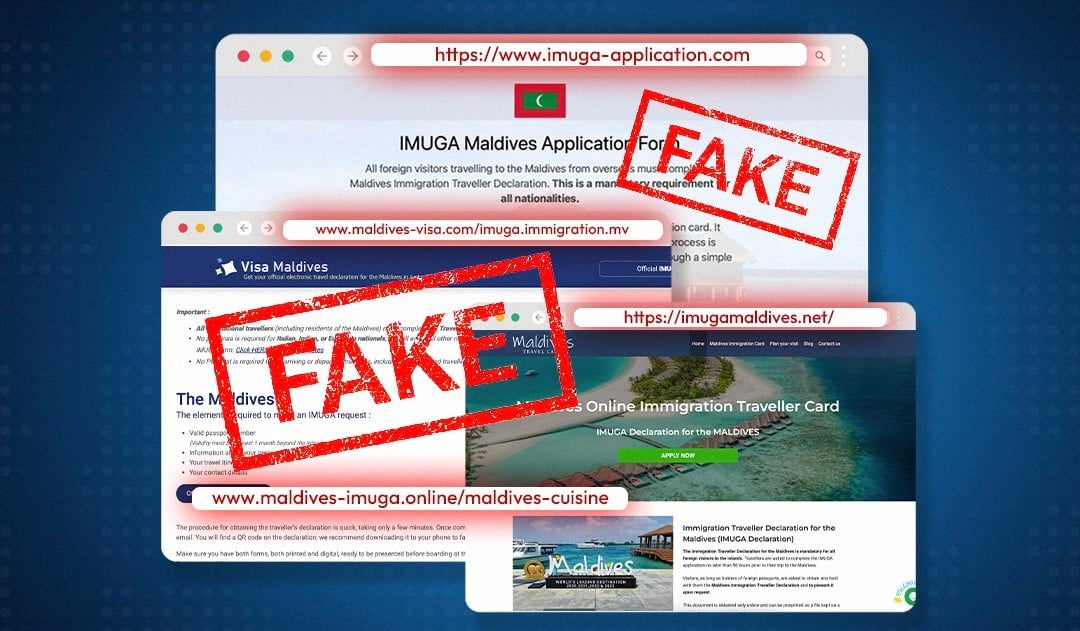 އިމުގާގެ ނަމުގައި ފޭކް ވެބްސައިޓްތަކެއް؛ ސަމާލުވޭ!