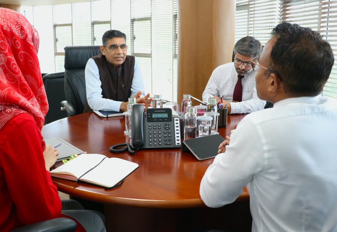 އަދުލުއިންސާފުގެ ދާއިރާއާއި ގުޅޭގޮތުން އިންޑިއާ ސަފީރު ބަންޑާރަނައިބާ މަޝްވަރާ ކުރައްވައިފި