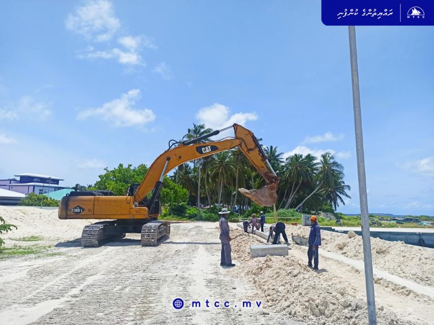 އިހަވަންދޫ ބަނދަރު ހެދުމުގެ މަސައްކަތުގެ ބޮޑުބައެއް ނިމިއްޖެ