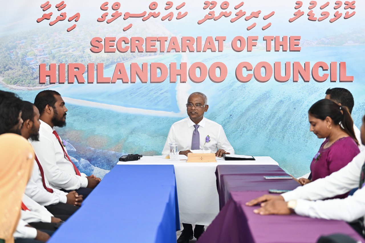 ރައީސުލްޖުމްހުރިއްޔާ، ހިރިލަންދޫގެ ތަރައްގީއާ ގުޅޭގޮތުން މަޝްވަރާކުރައްވައިފި