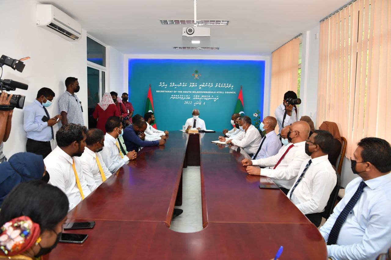 އަތޮޅު ކައުންސިލްގެ ވިސްނުން ގައުމީ ތަރައްގީގެ ޕްލޭންތަކާއި އެއްކީލި ކުރަން އެދިވަޑައިގެންފި