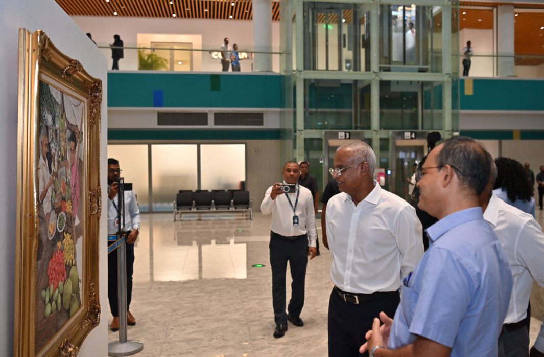 ނޫވިލު ސީޕްލޭން ޓަރމިނަލްގައި ދިވެހި ފަންނާނުންގެ ހުނަރު ދައްކާލުމުގެ ފުރުޞަތު