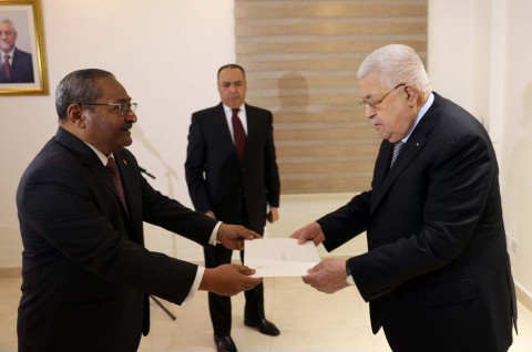 ރާއްޖެއިން ފަލަސްތީނަށް ކަނޑައެޅި ސަފީރު ފަތްކޮޅު އަރުވައިފި