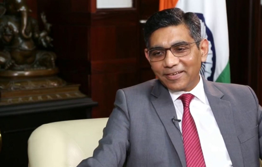 އިންޑިއާގެ ސަފީރު ރާއްޖޭގެ ފޮރިން މިނިސްޓްރީއަށް ހާޒިރުކުރަނީ