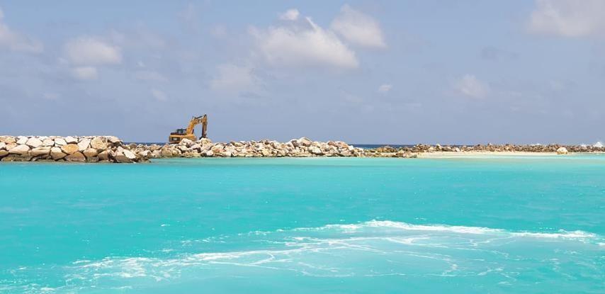 އިހަވަންދޫ ބަނދަރު ފުންކުރުމުގެ މަސައްކަތް ނިމުމަކަށް