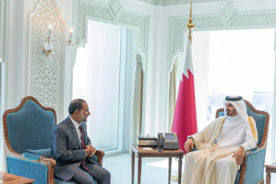 މިނިސްޓަރ އިމްރާން، ގަތަރުގެ ދާހިލީ ވަޒީރާއި ބައްދަލުކުރައްވައިފި