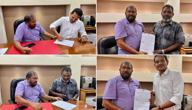 އައްޑޫގެ އެމްޑީއޭގެ އިސް ޙަރަކާތްތެރިންގެ 3 މީހަކު ޖޭޕީއަށް