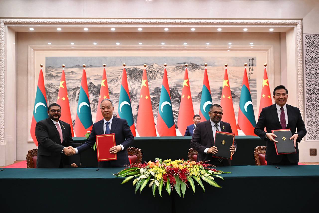 ޗައިނާއާއި ރާއްޖެއާއި ދެމެދު 20 އެއްބަސްވުމެއްގައި ސޮއިކޮށްފި