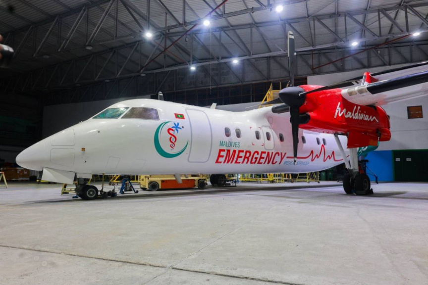 އެއާ އެމްބިއުލާންސްގެ ފުރަތަމަ ދަތުރު މިރޭ ފުވައްމުލަކަށް