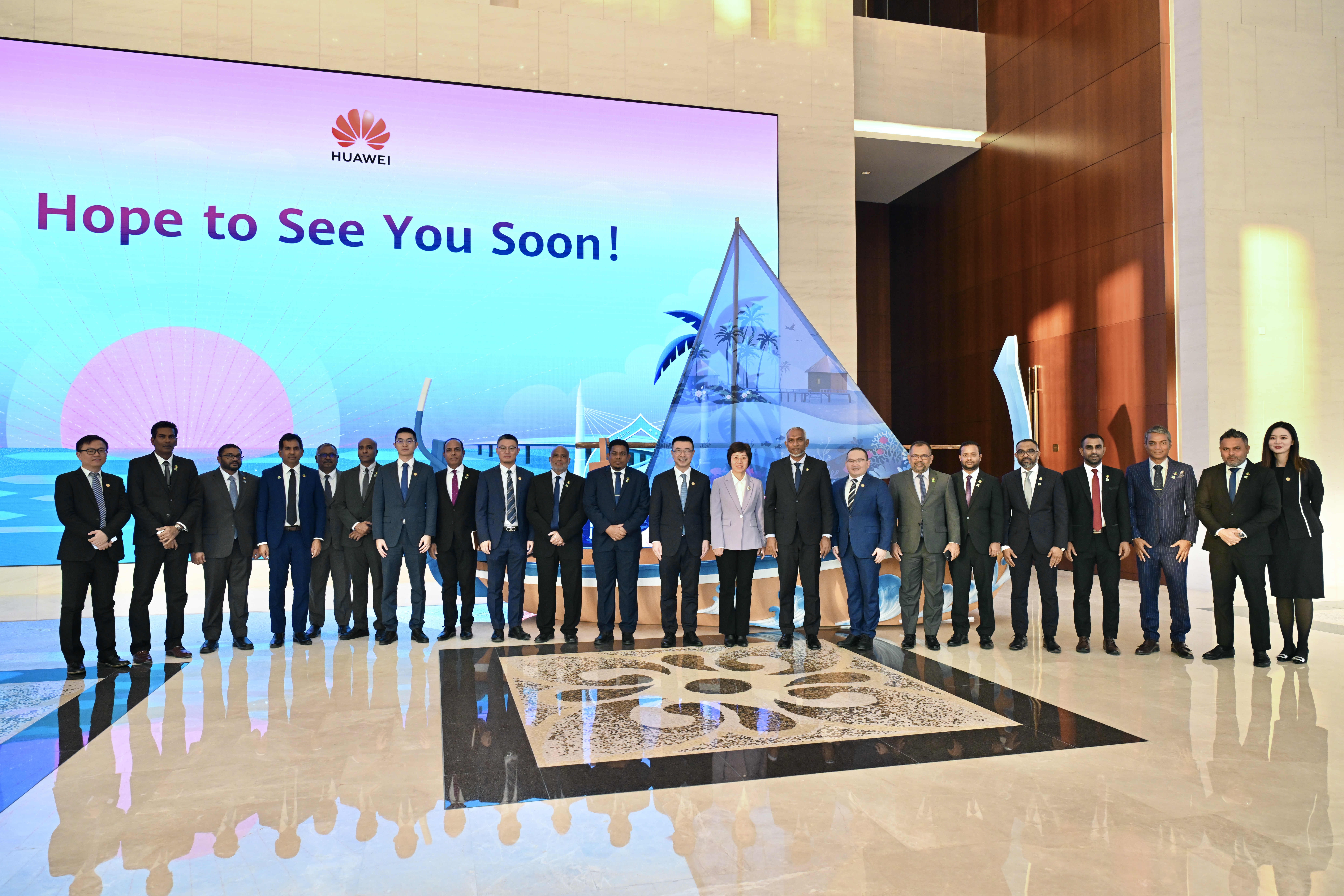 ވާވޭ ބެއިޖިންގ ކޮންވެންޝަން ސެންޓަރުން ރައީސަށް ހޫނު މަރުޚަބާއެއް