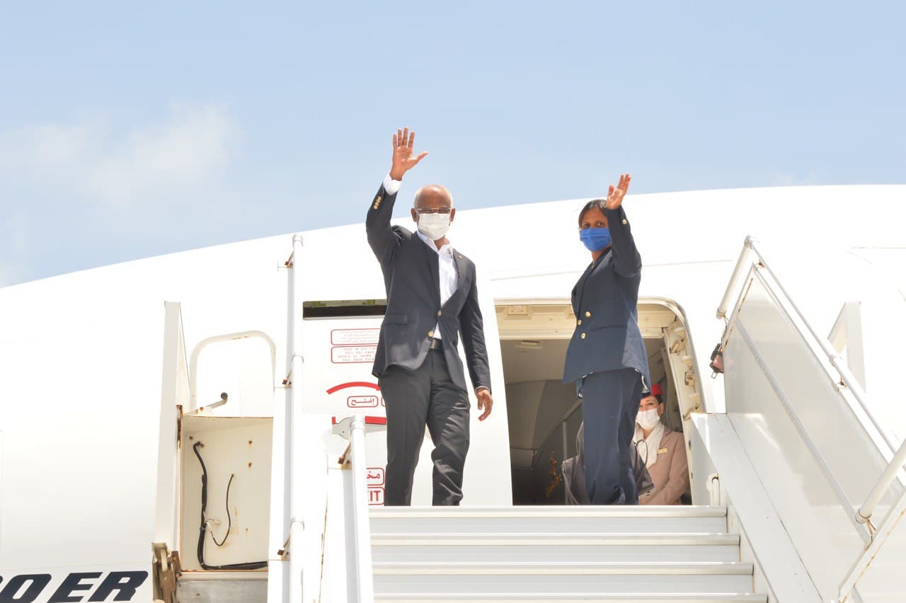 ރައީސް ސާލިހު އެމެރިކާއަށް ފުރާވަޑައިގެންފި